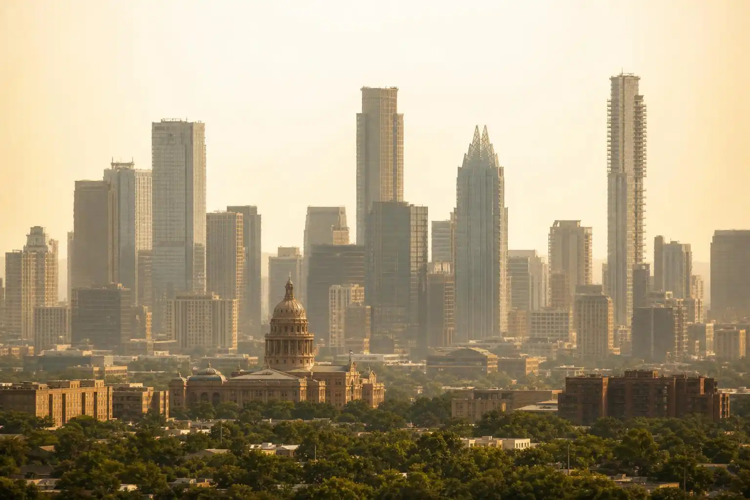 Austin bakes under a hazy summer sky as Saharan dust and triple-digit heat grip Central Texas.
